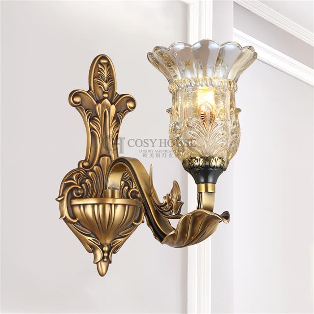 美式客厅背景墙壁灯87002欧式新古典全