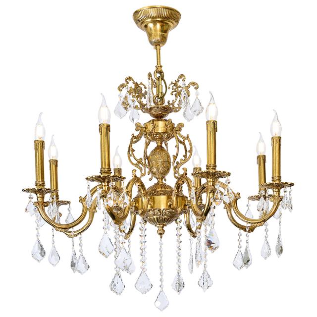 法式全铜吊灯客厅餐厅水晶CD0699