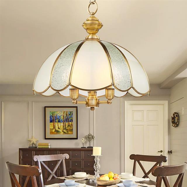 美式全铜吊灯H12-3DA欧式餐厅灯饰书