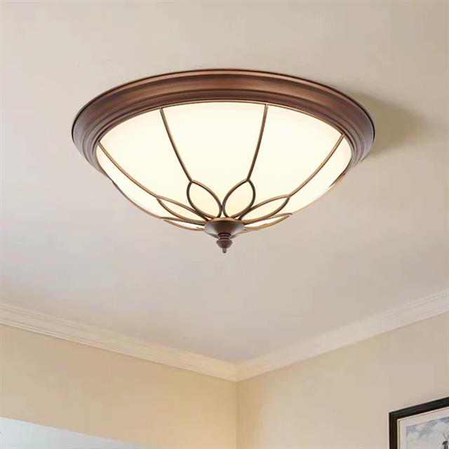 美式吸顶灯卧室灯X8829欧式复古主卧室