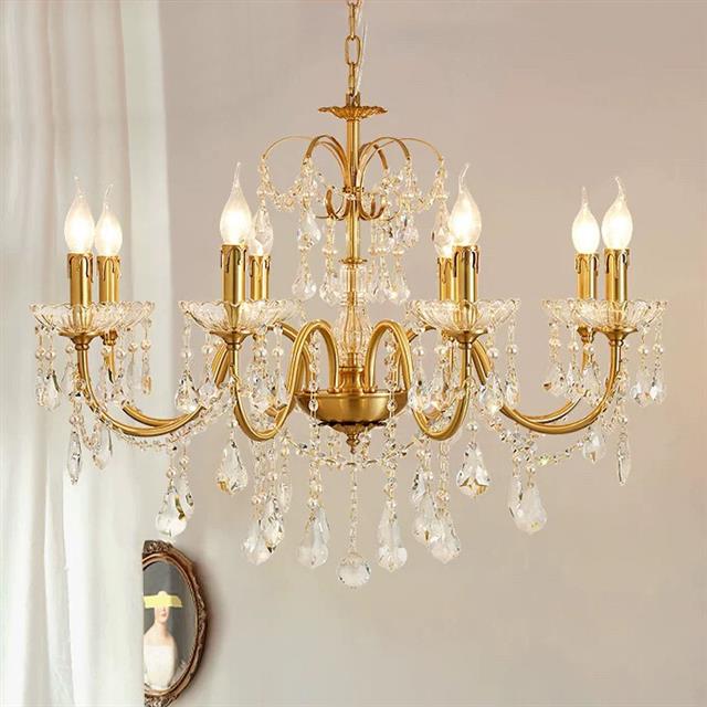 MD5801复古法式中古水晶吊灯轻奢欧式