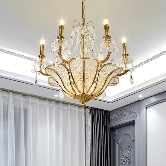 法式全铜吊灯MO19D0313欧式卧室餐