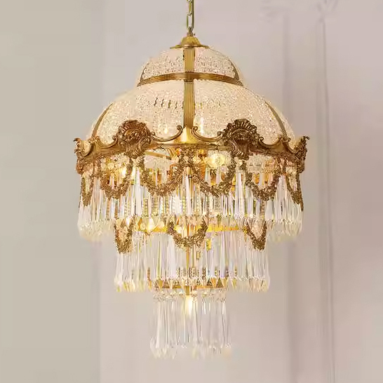 法式全铜水晶吊灯MO1610074欧式奢
