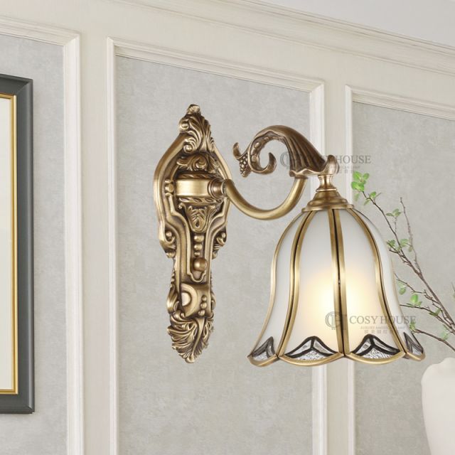 欧式全铜壁灯8801新古典客厅背景墙卧室
