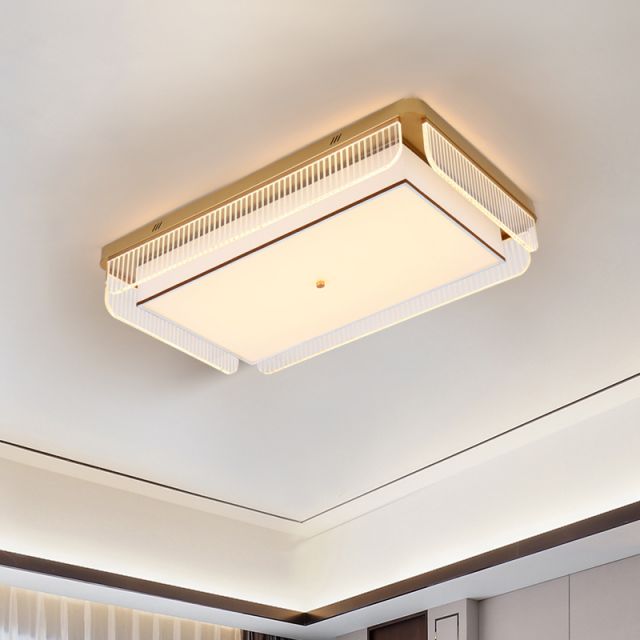 现代中式简约吸顶灯9329长方形客厅卧室