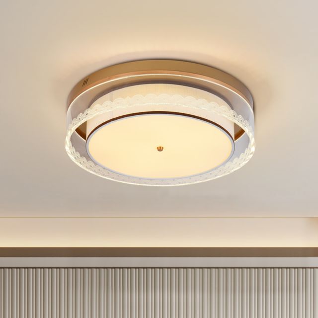 现代中式圆形吸顶灯9335长形方形吸顶灯